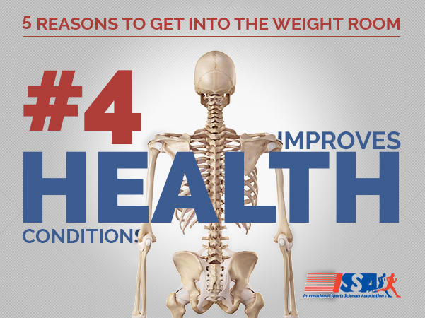 ISSA, International Sports Sciences Association, Certified Personal Trainer, ISSAonline, Muscle mass improves all kinds of health conditions