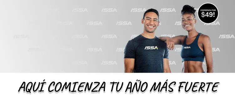 Trainer with client ISSA Spanish